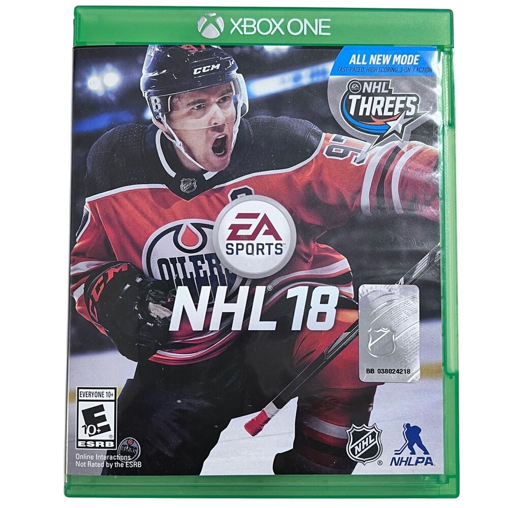 NHL 18 (Microsoft Xbox One, 2017, Pro Hockey)